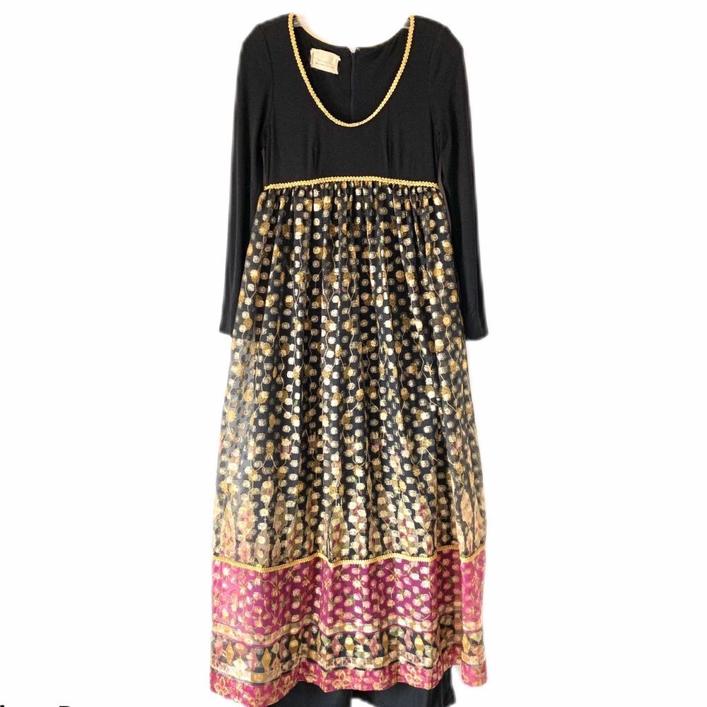 Maru Sahara Hotel 1960’s Vintage Lame Gown